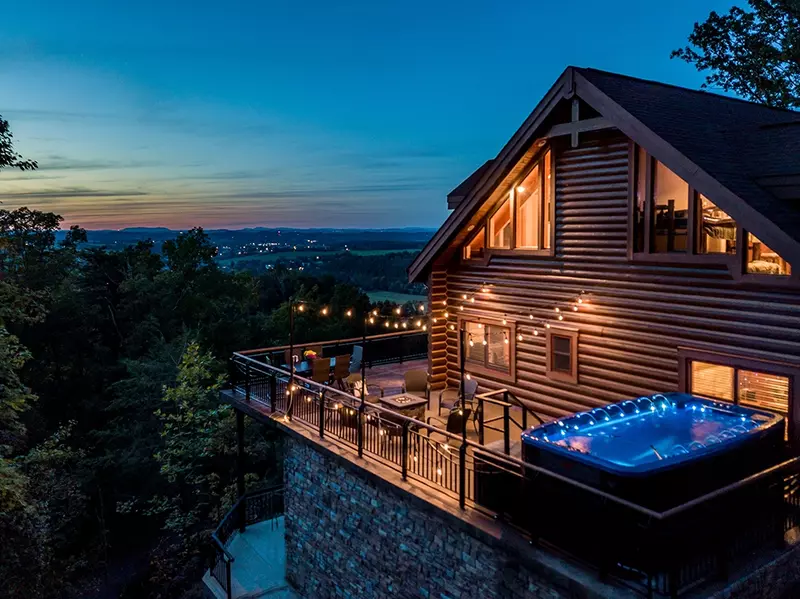 Smoky Mountain cabin with a view